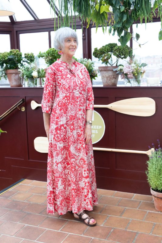 Long kaftan for summer