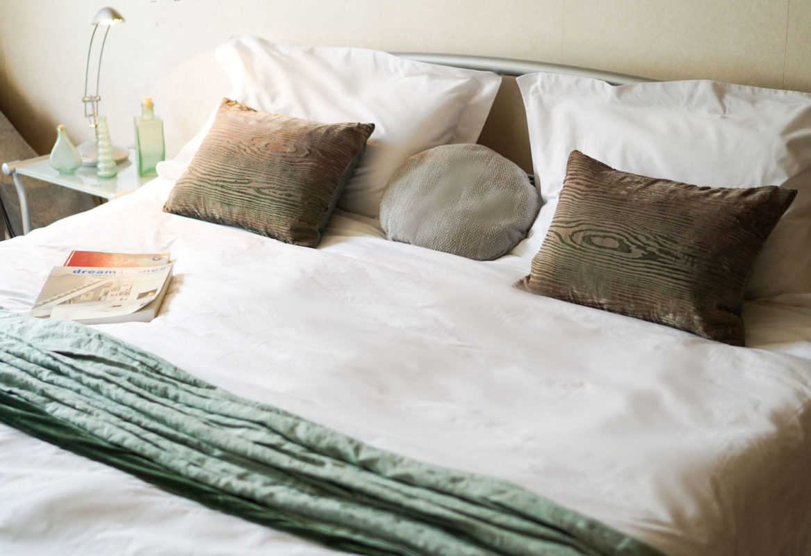 A good nights sleep with cool bedding