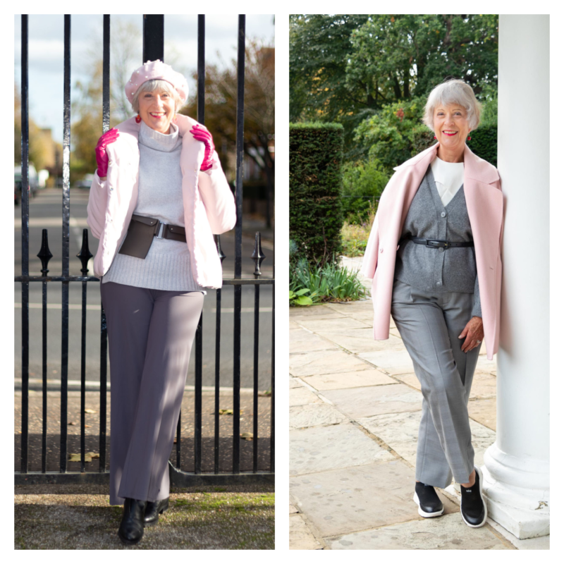 Grey and pink Autumn/Winter 2021 colour combinations