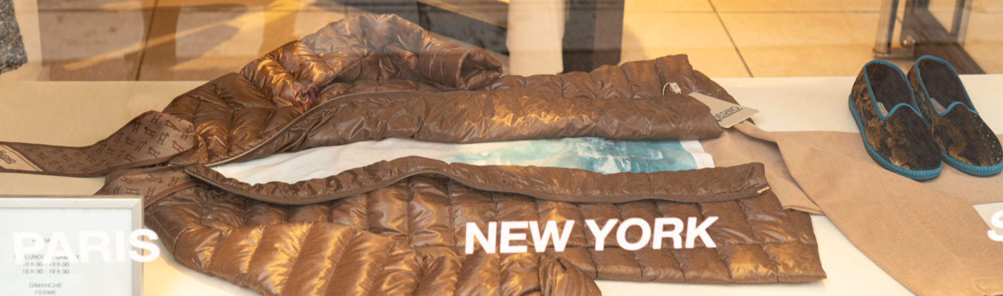 Bronze puffa coat September 21