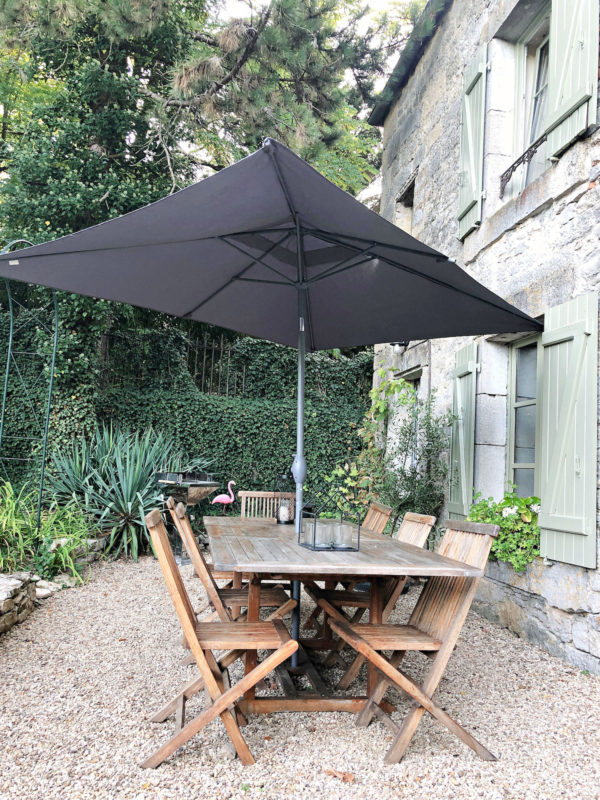 Classic French house and garden in the Burgundy region