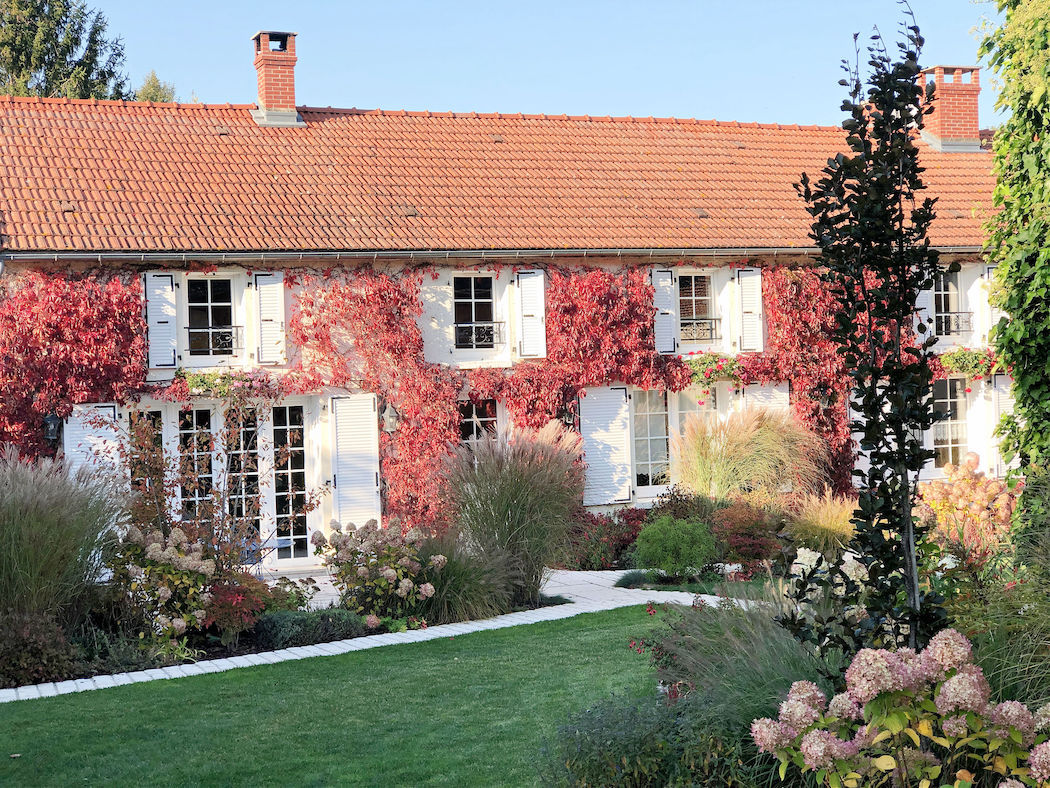 Traditional French house in the Champagne area of France