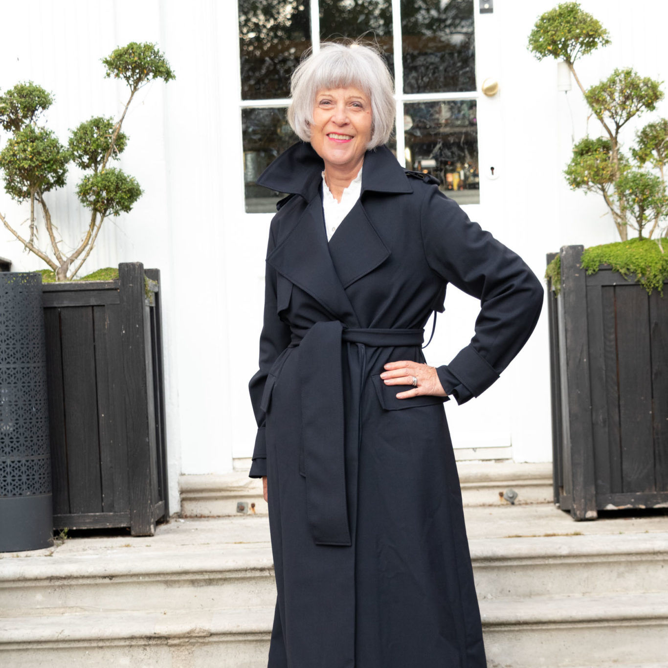 A new version of the classic trench coat - Chic at any age