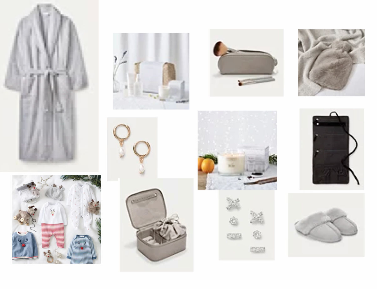 A selection of cosy and practical seasonal gift ideas