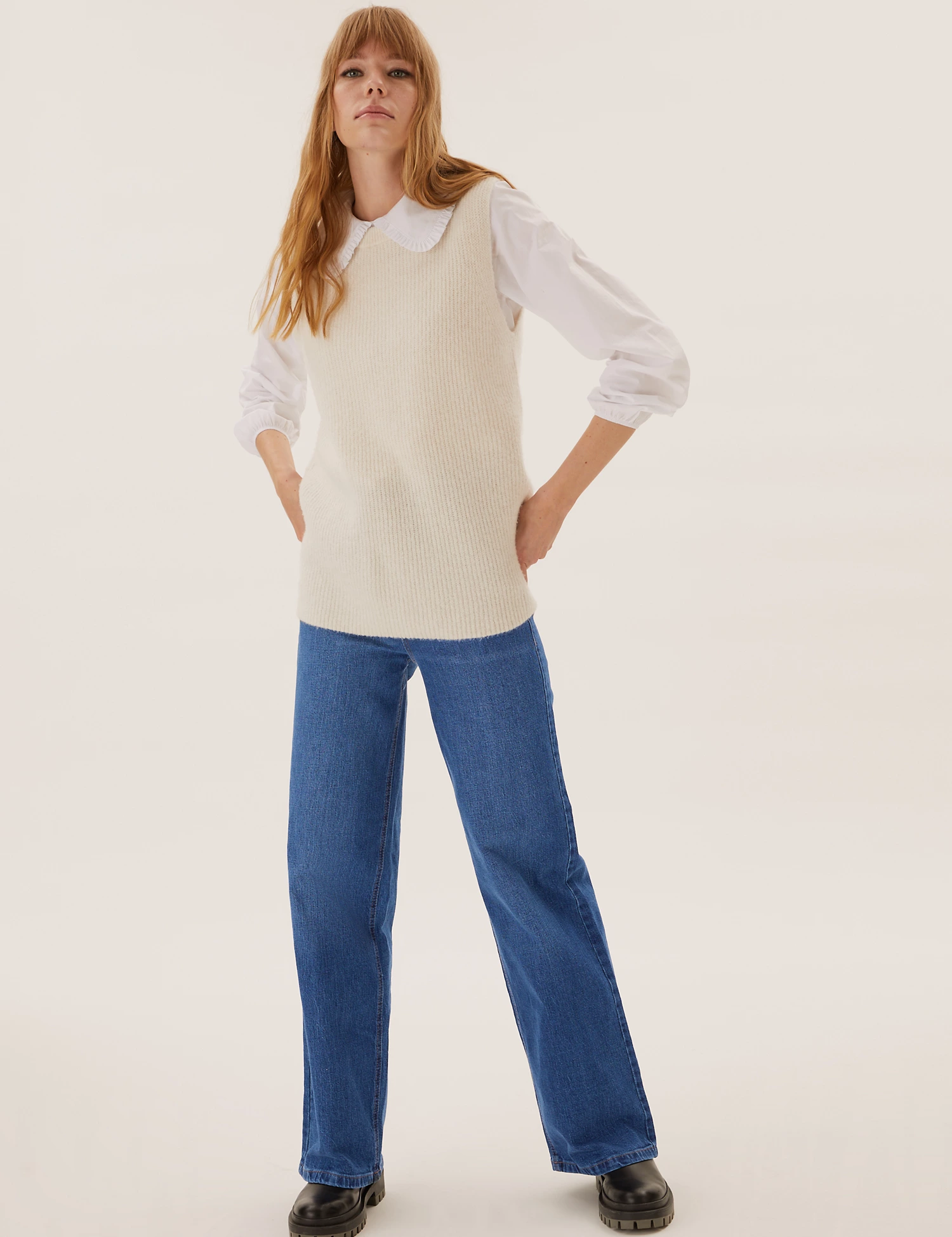 MarksandSpencer wide leg jeans
