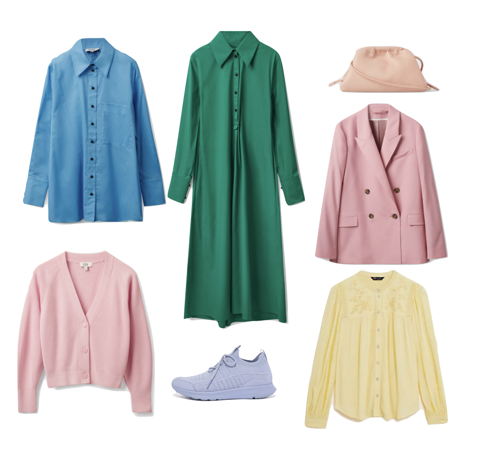 Pastel colours for Spring 2022