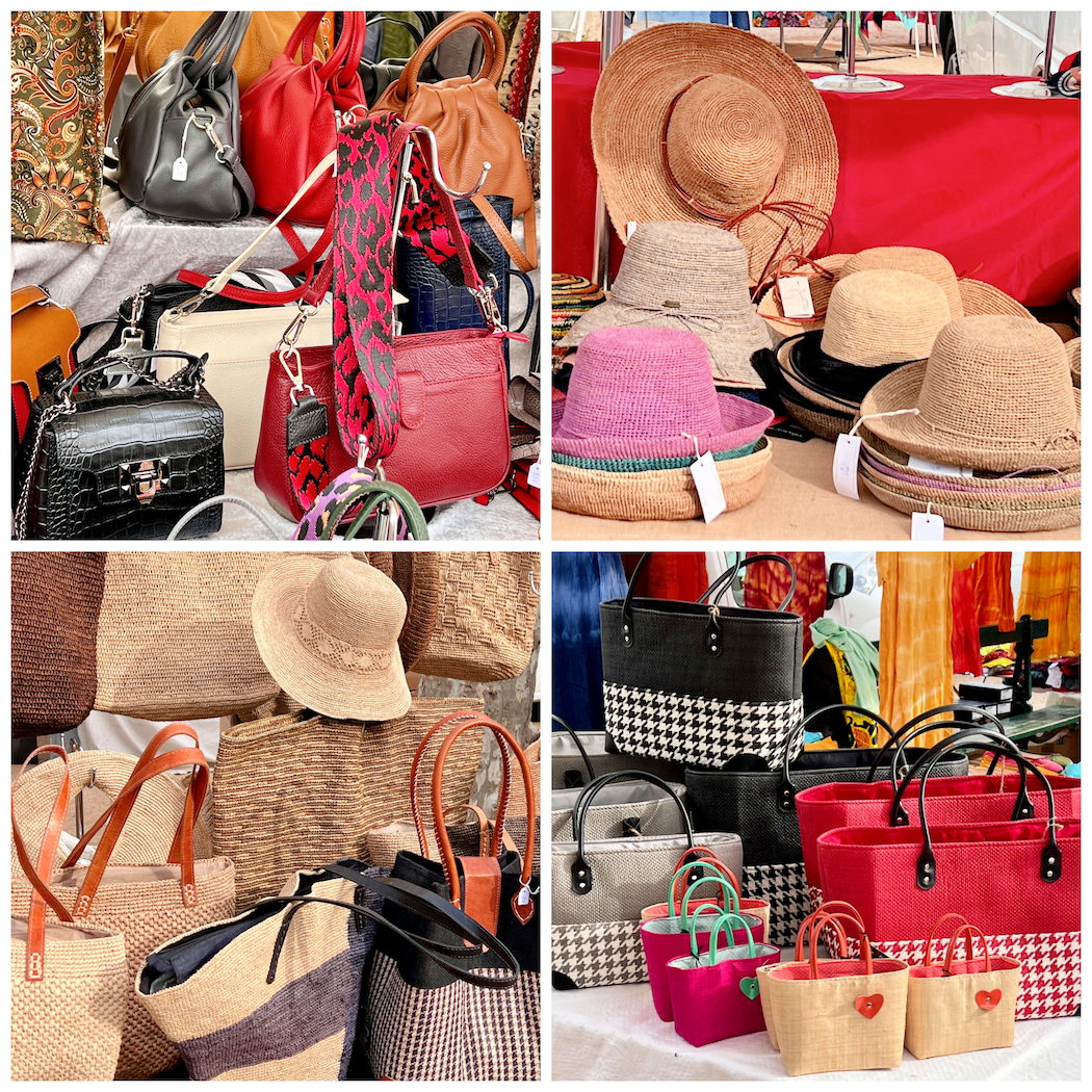 Accessories in St.Tropez market