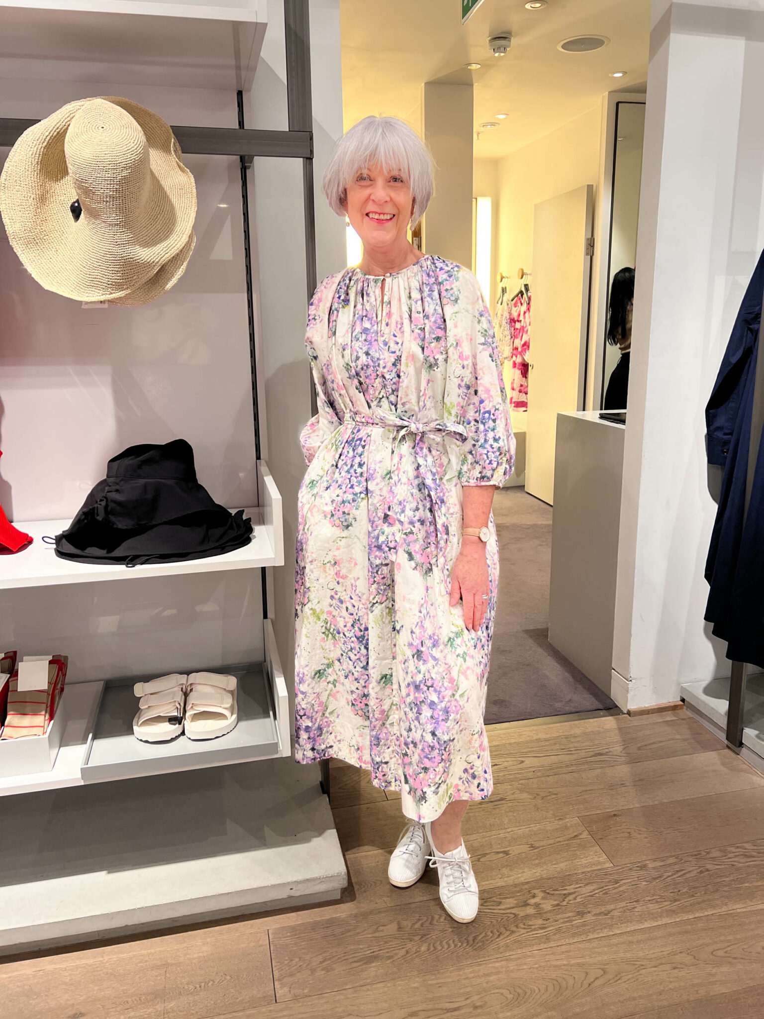 Cos floral print dress.