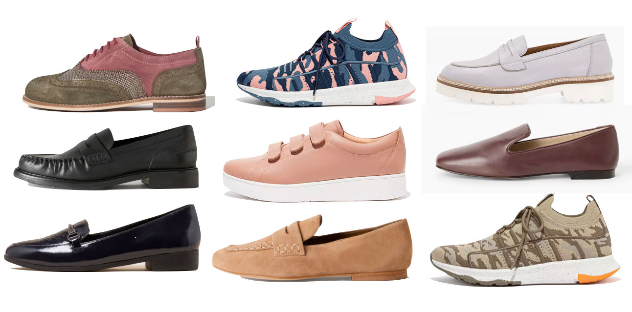 Bags and shoes to update an outfit
