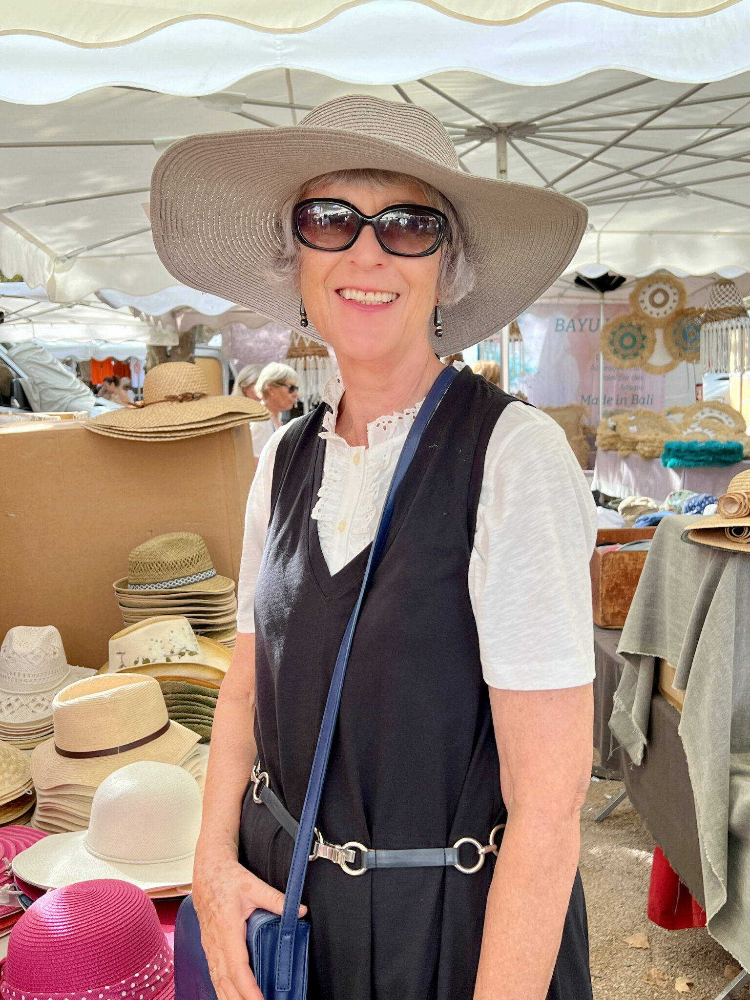 Hats in St.Tropez market