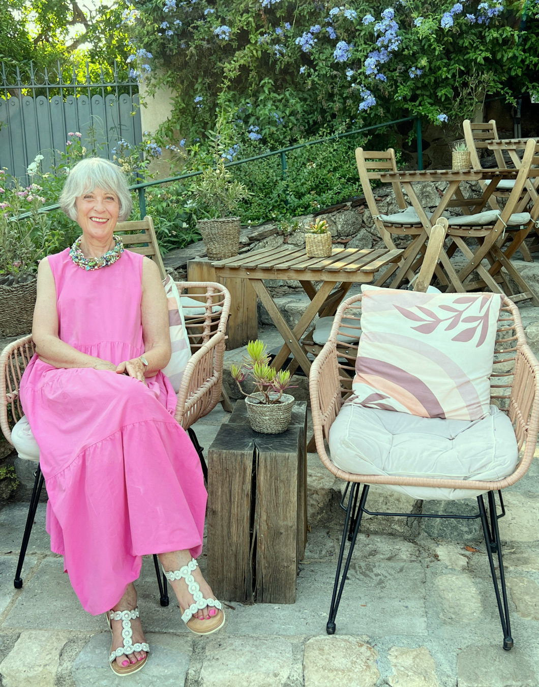 How to style a cotton maxi dress three ways
